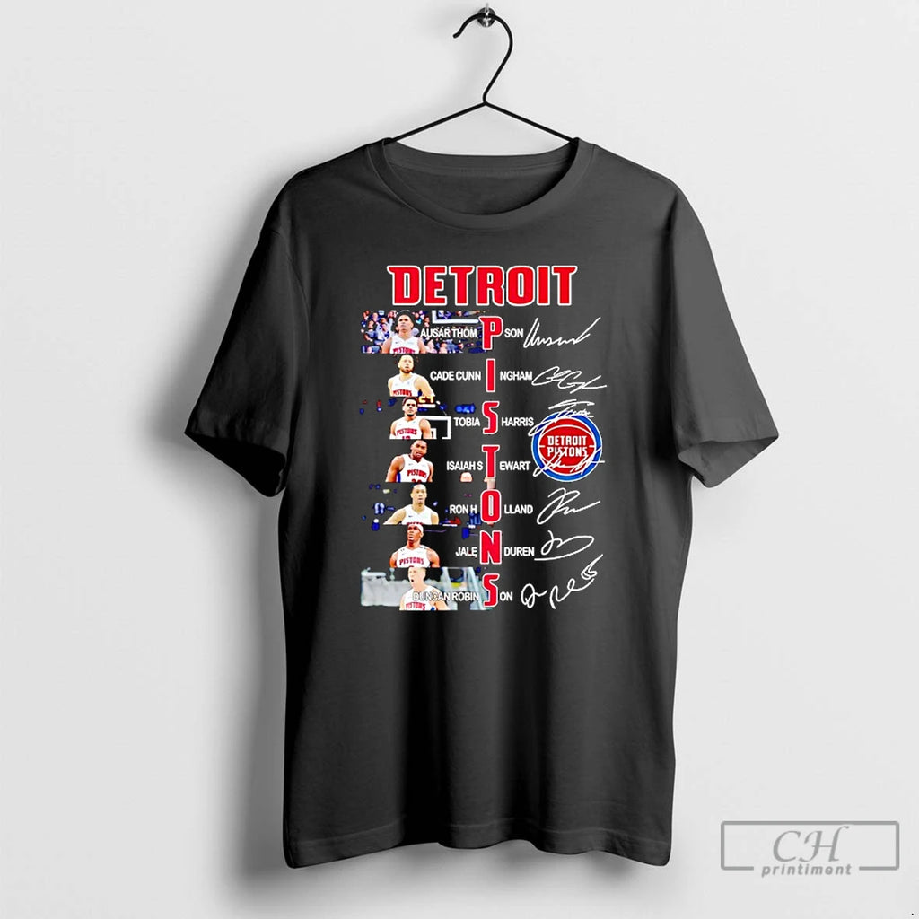 Premium Detroit Pistons Name Of Legends Signatures