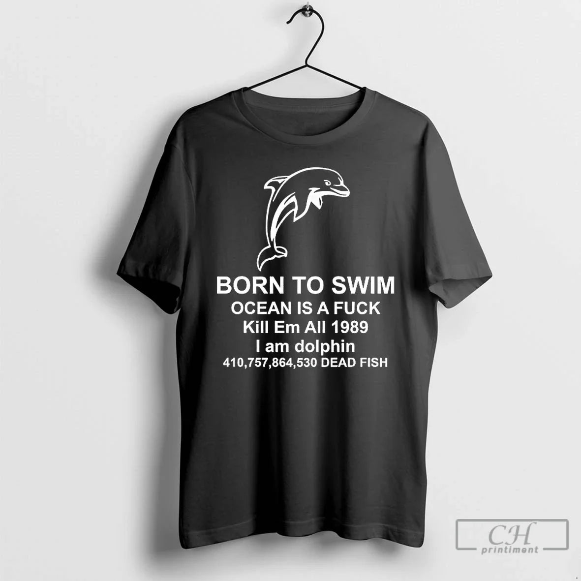 Dolphin Born Swim Ocean Is Fuck Kill Em All 1989