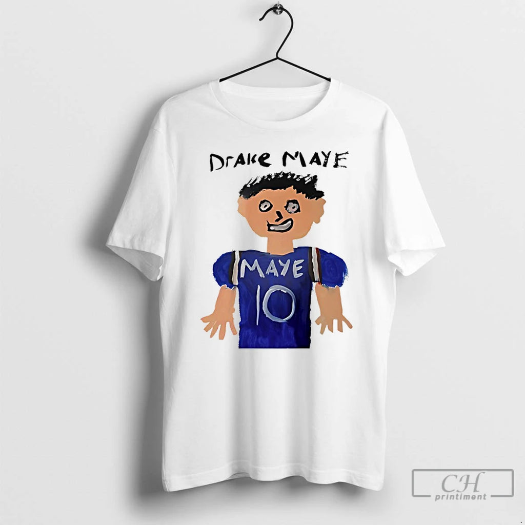 Premium Drake Maye Painting Graphic