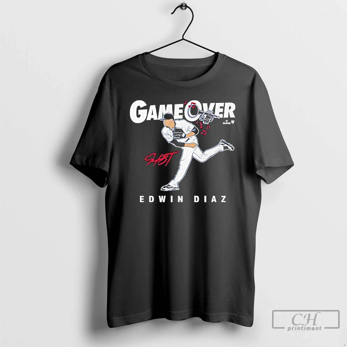 Edwin Diaz Game Over Los Angeles Signature