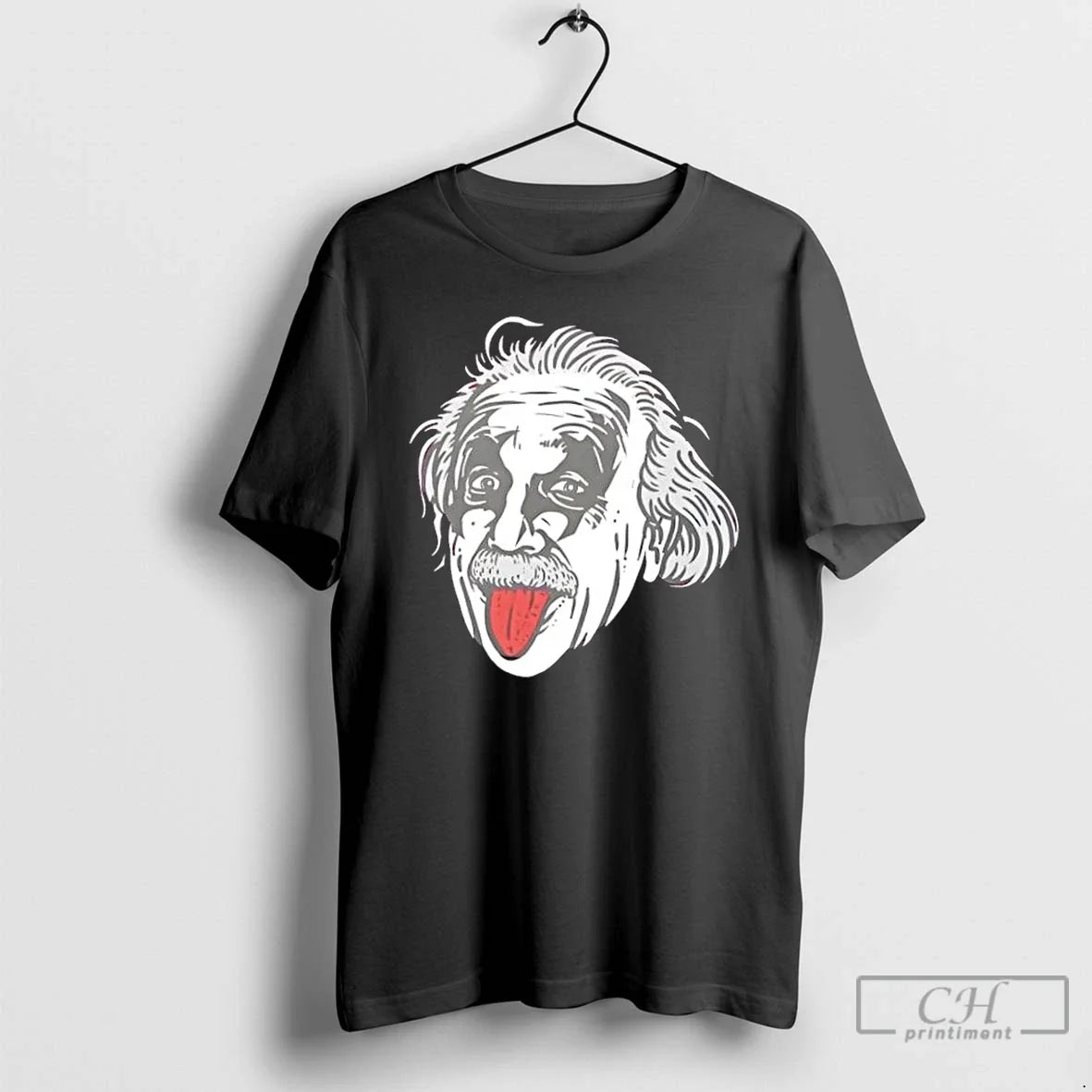 Einstein Tongue Out Iconic Science Genius
