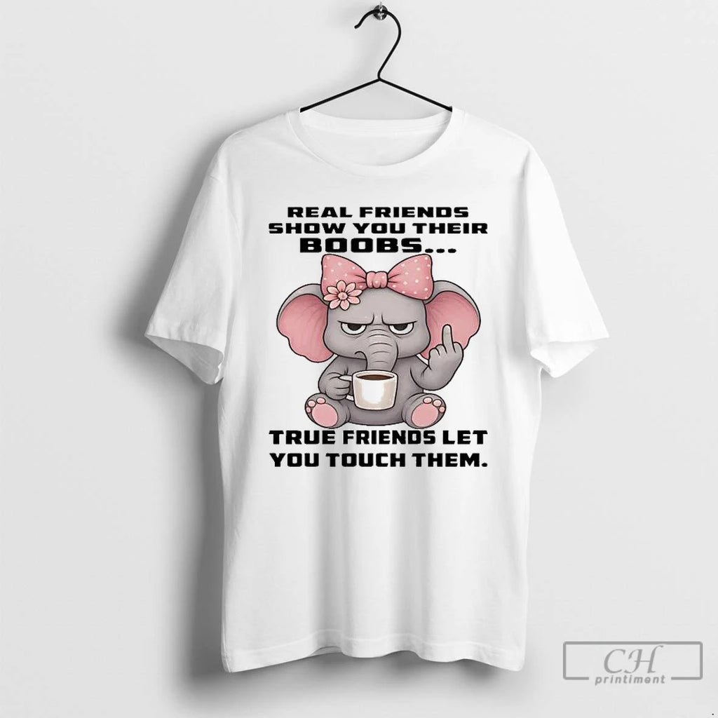 Premium Elephant Real Friends Show You Their Boobs