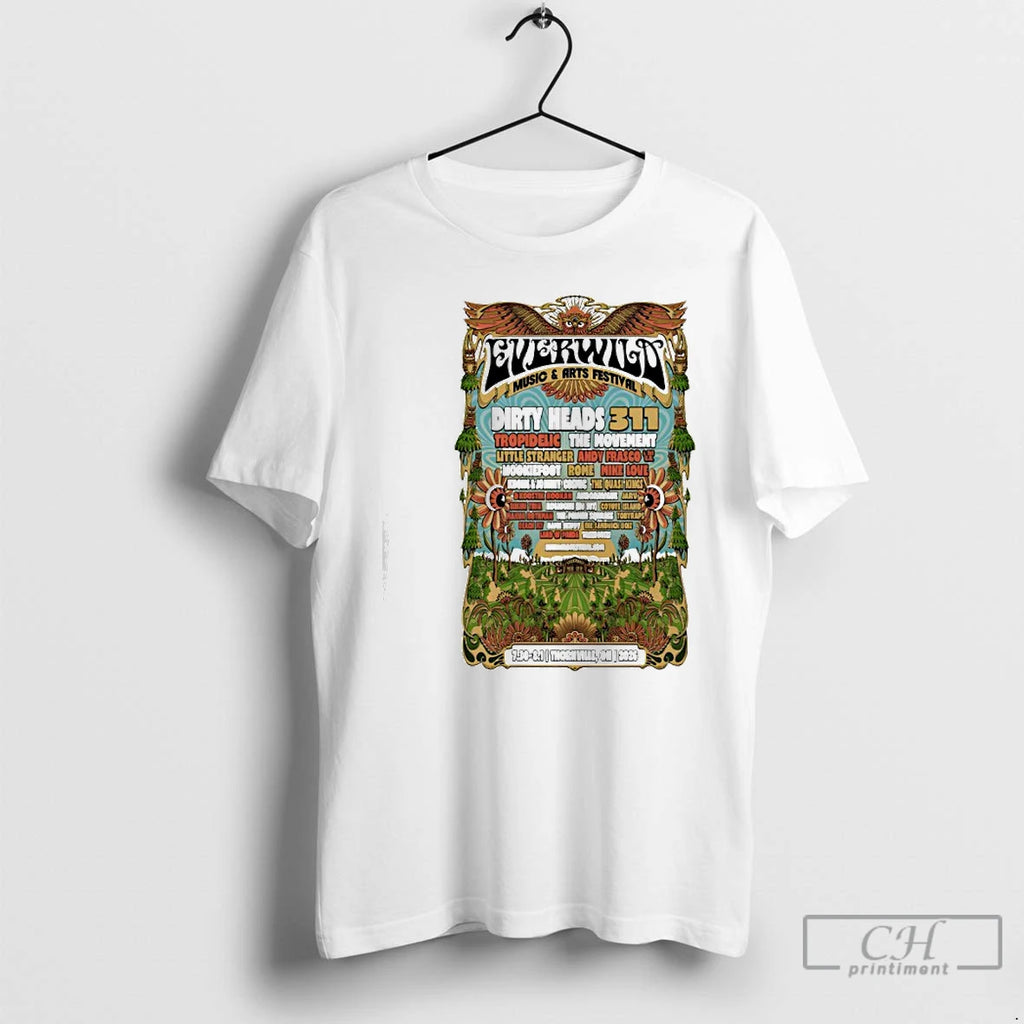 Premium Everwild Music And Arts Festival 7 30 8 1 2026 Thornville Oh T Shirts
