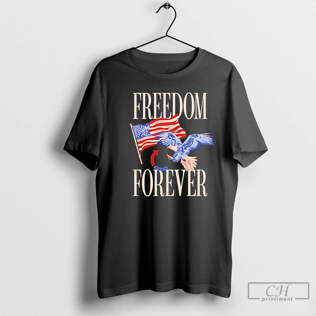 Premium Freedom Forever Eagle Usa Flag