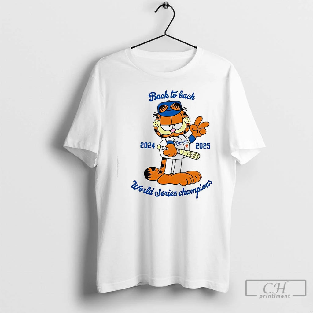 Premium Garf La Dodgersback To Back 2024 2025 World Series Champions