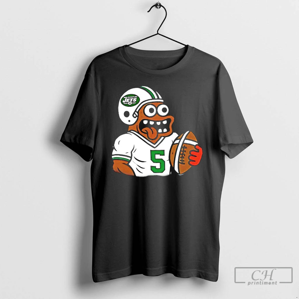 Premium Garrett Wilson New York Jets Monster Toast Cartoon