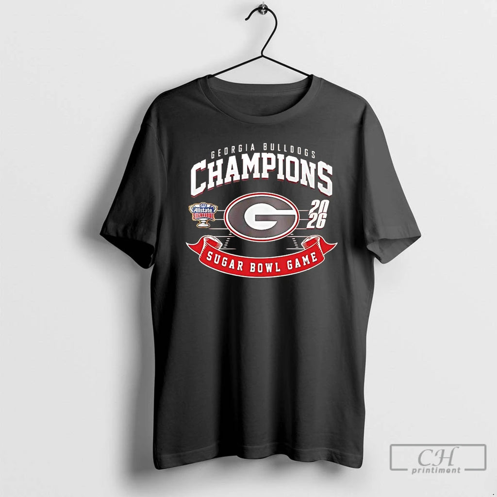 Premium Georgia Bulldogs 2026 Sugar Bowl Champions Football Field