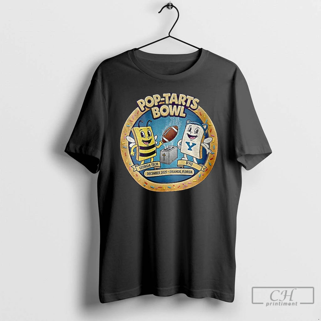 Premium Georgia Tech Yellow Jackets Vs Byu Cougars Pop Tarts Bowl 2025 T Shirts Sweater