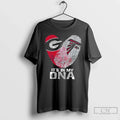 Georgia City Sports Bulldogs X Atlanta Falcons My Dna Fingerprint Heart