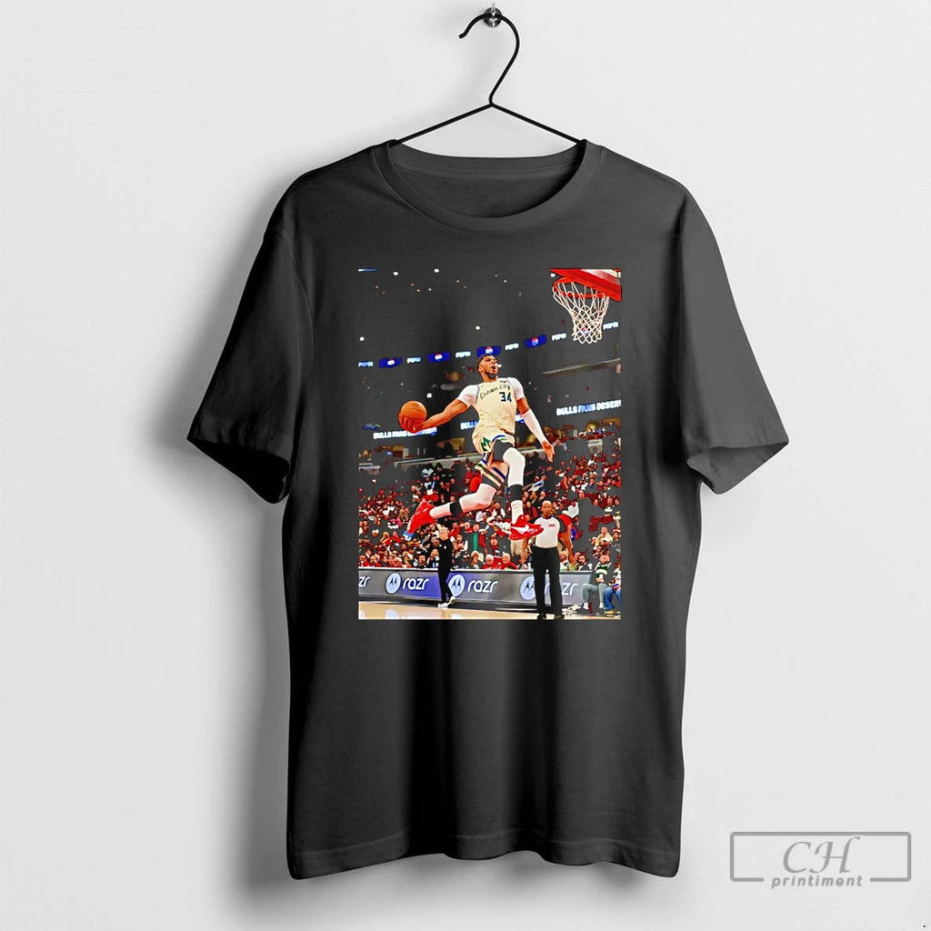 Premium Giannis Antetokounmpo Chicago Bulls Scored A Controversial