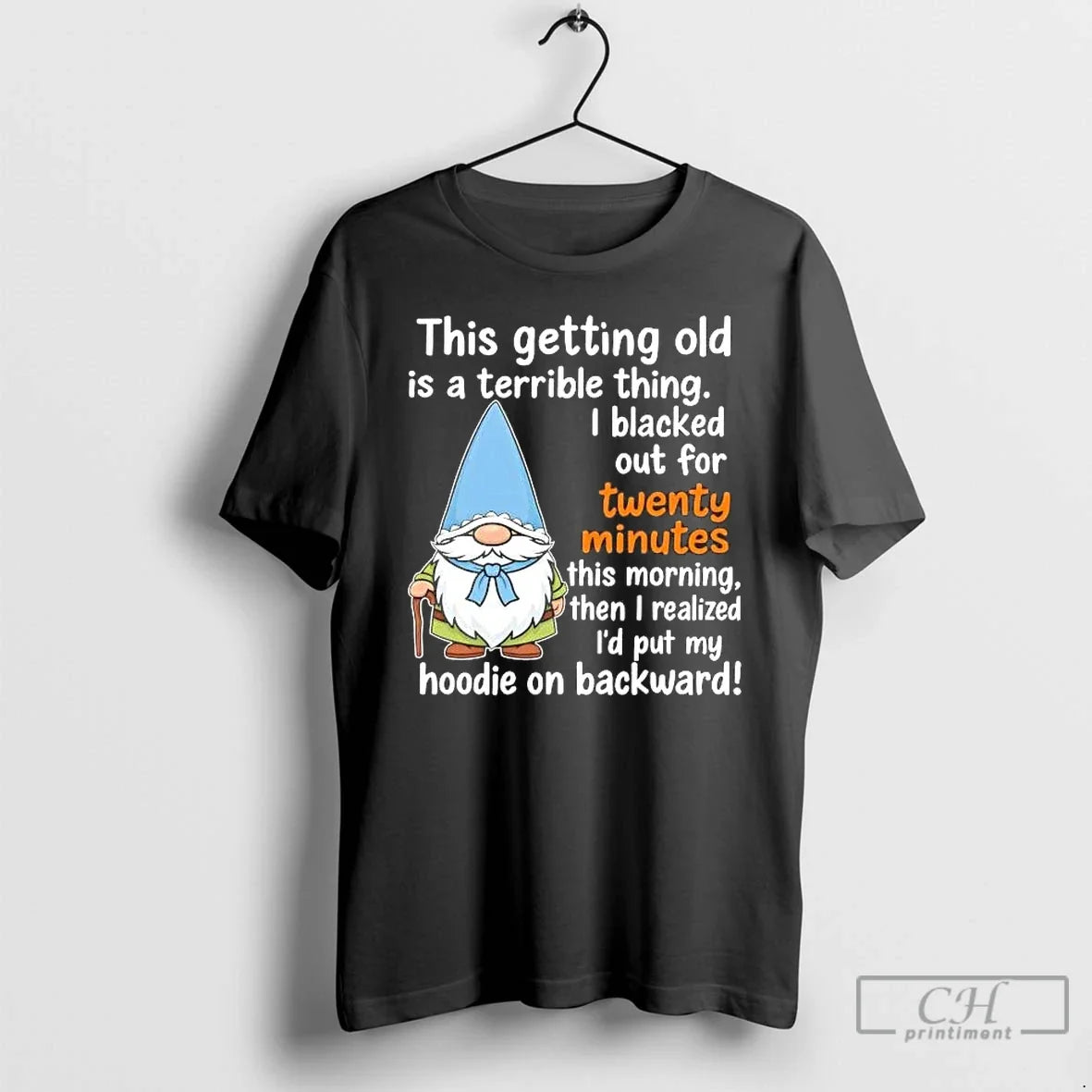 Gnome This Getting Old Is Terrible Thing I Blacked Out 20 Minutes