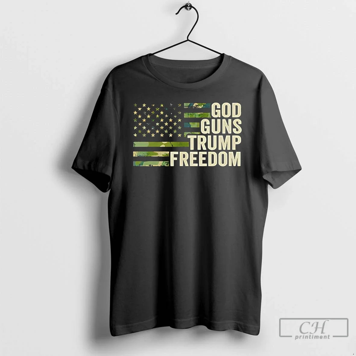 God Guns Trump Freedom Usa Flag 2026