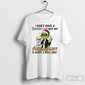 Grinch Santa Middle Finger I Dont Have Bucket List But My Fuck