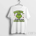 Grinch Santa Shhh Im Hiding Stupid People Merry