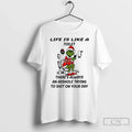 Grinch Santa Toilet Life Is Like Toilet Theres Always Asshole Trying