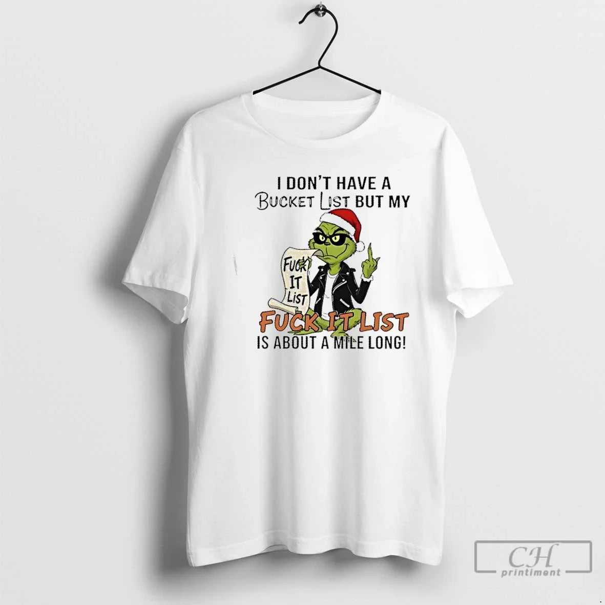 Grinch Fuck List I Dont Have Bucket List But My Fuck