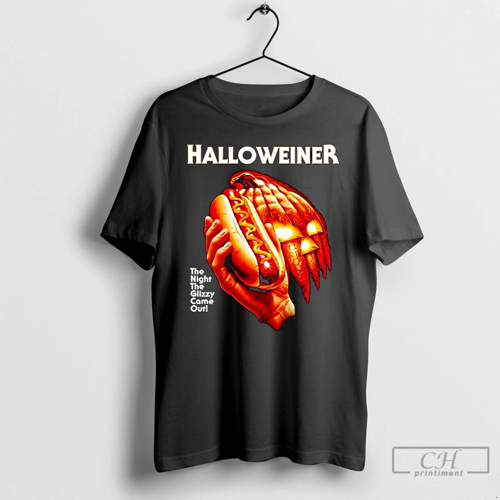 Premium Halloweiner The Night The Glizzy Came Out Ornaments T Shirts