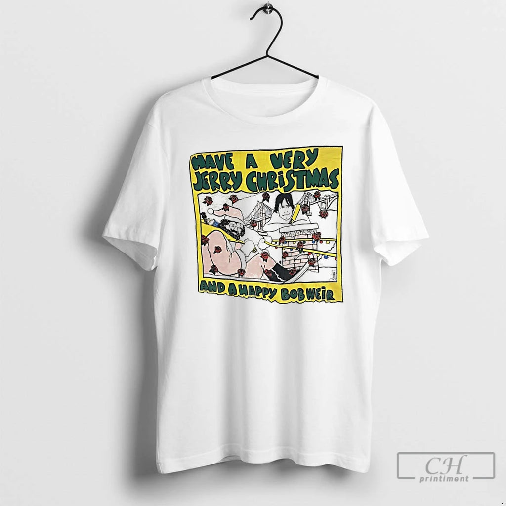 Premium Have A Very Jerry Christmas And A Happy Bob Weir Art T Shirts Sweater