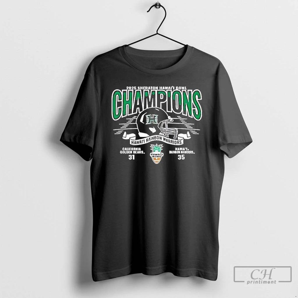 Premium Hawaii Rainbow Warriors 2025 Hawaii Bowl Champions