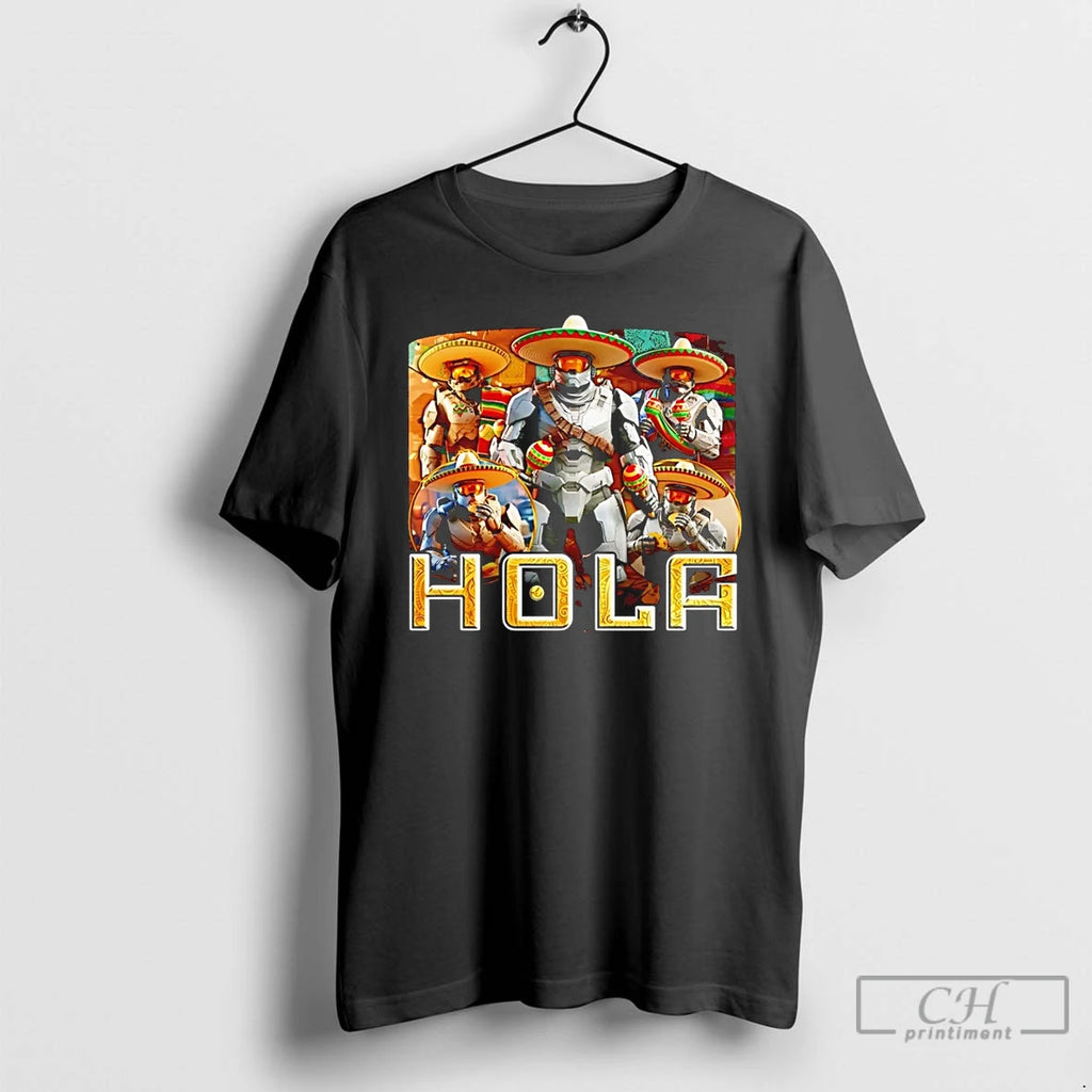 Premium Hola Halo Master Chief Graphic