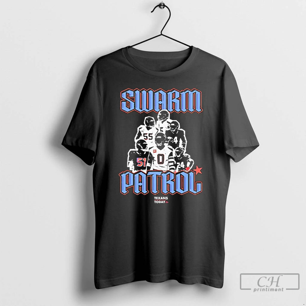 Premium Houston Texans Swarm Patrol Players Graphic