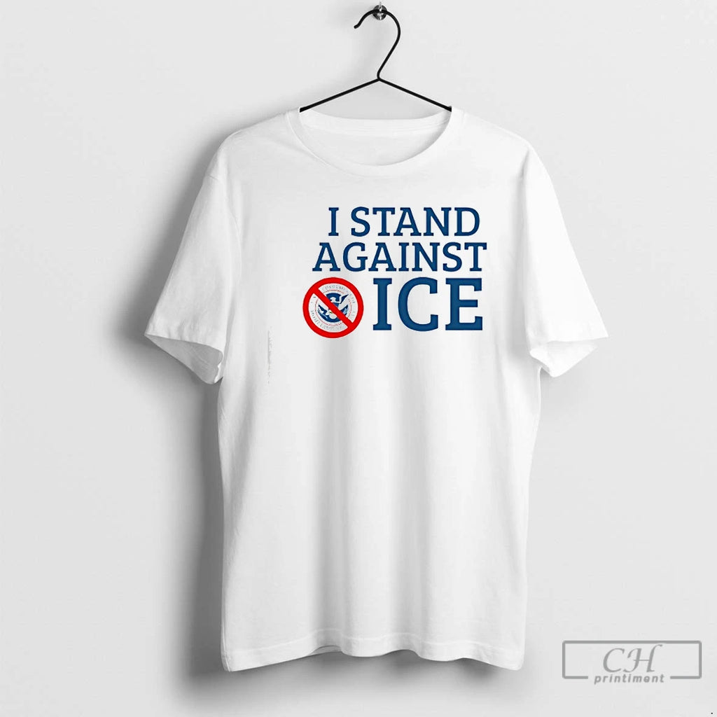 Premium I Stand Against Ice Logo