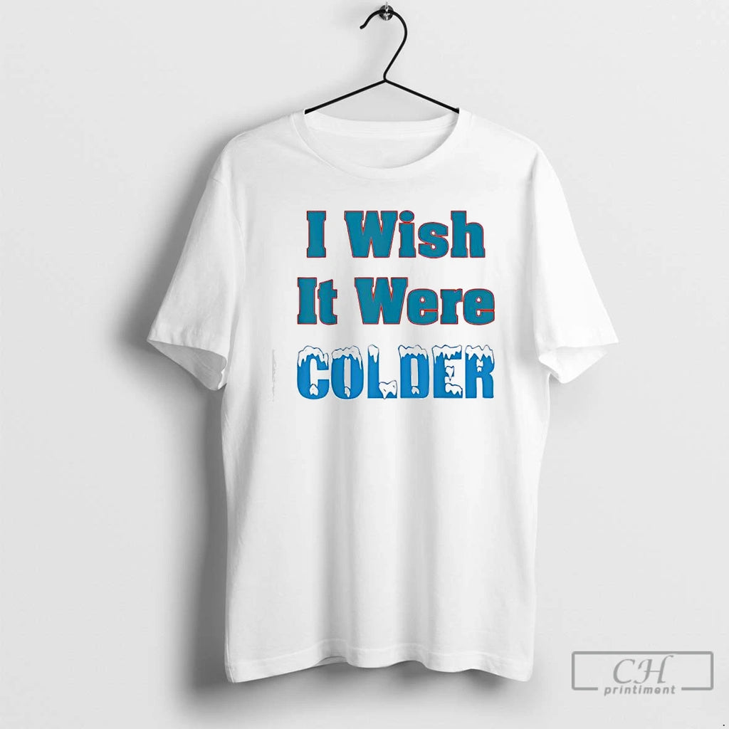 Premium I Wish It Were Colder Miami Dolphins Coach Mike Mcdaniel Graphic T Shirts Sweater
