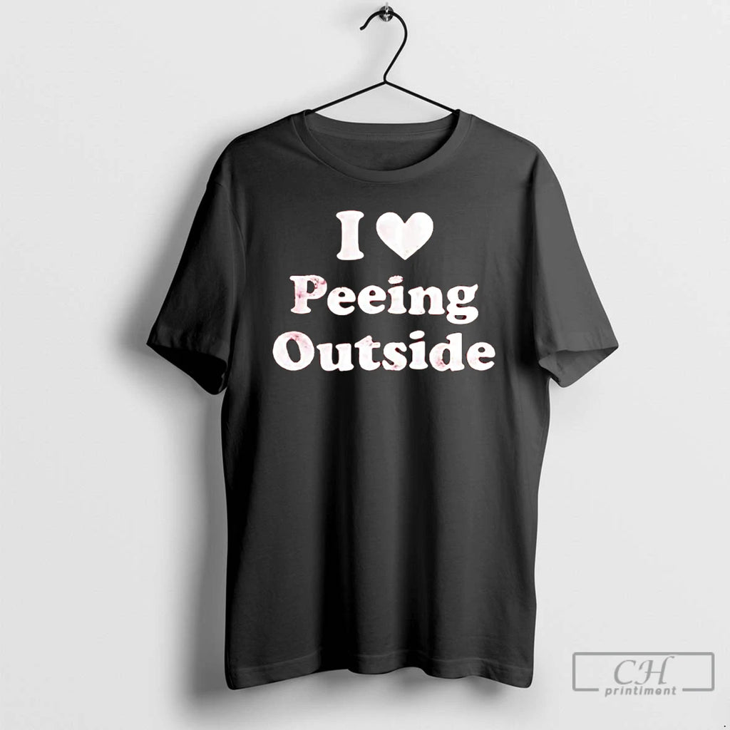 Premium I Love Peeing Outside Heart