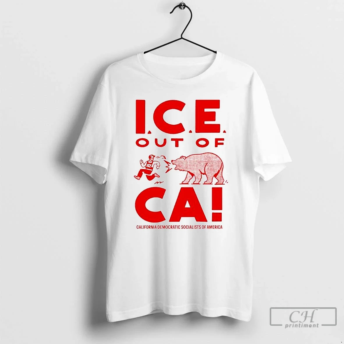 Ice Out Ca California Democratic Socialists America Ornaments