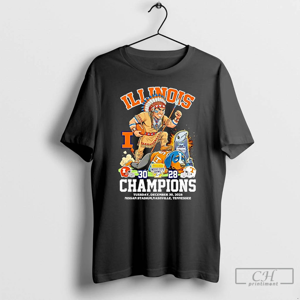 Premium Illinois Fighting Illini Beat Tennessee Volunteers Champions