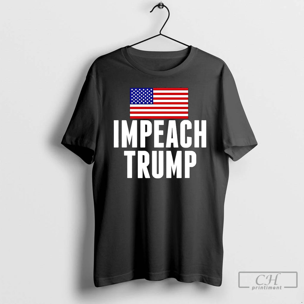 Premium Impeach Trump American Flag 2026