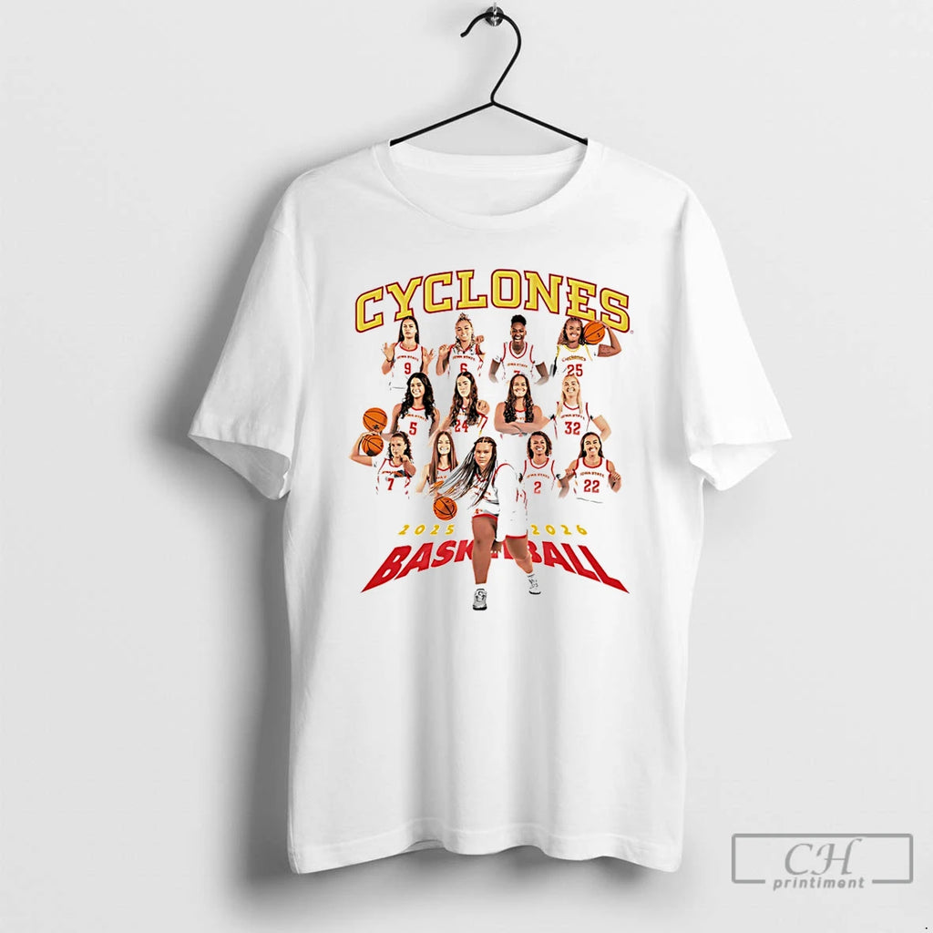 Premium Iowa State Cyclones Womens Basketball 2025 2026 Team Collage