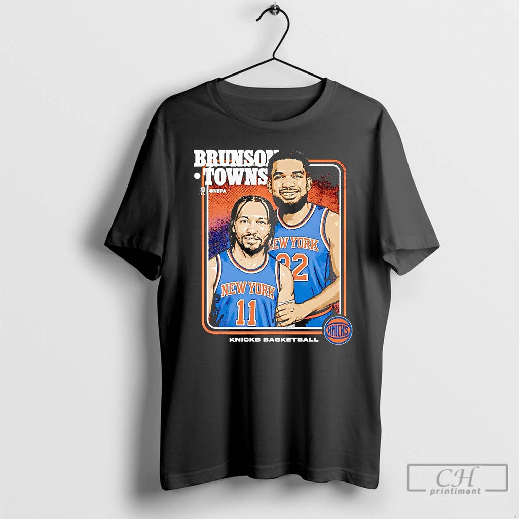 Premium Jalen Brunson And Karl Anthony Towns Step Brothers T Shirts