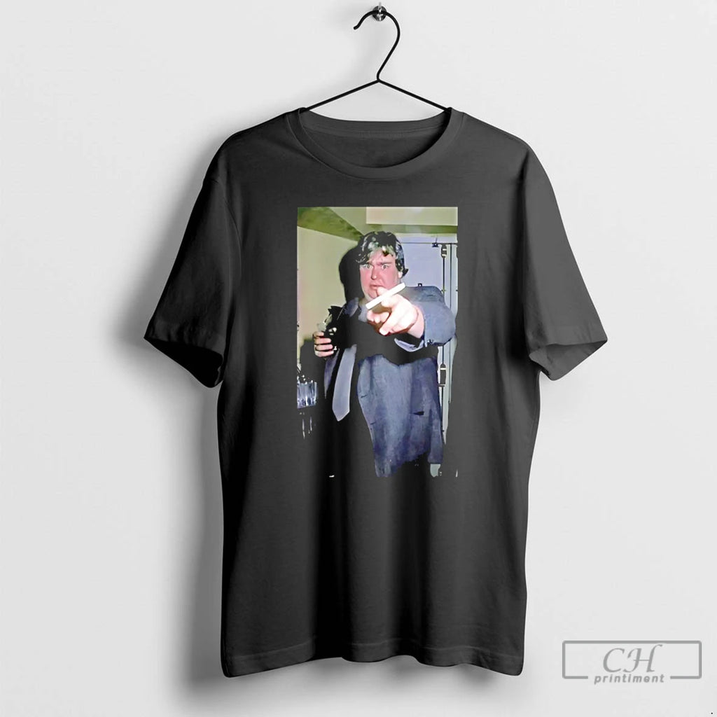 Premium John Candy Drinking Smoking Funny