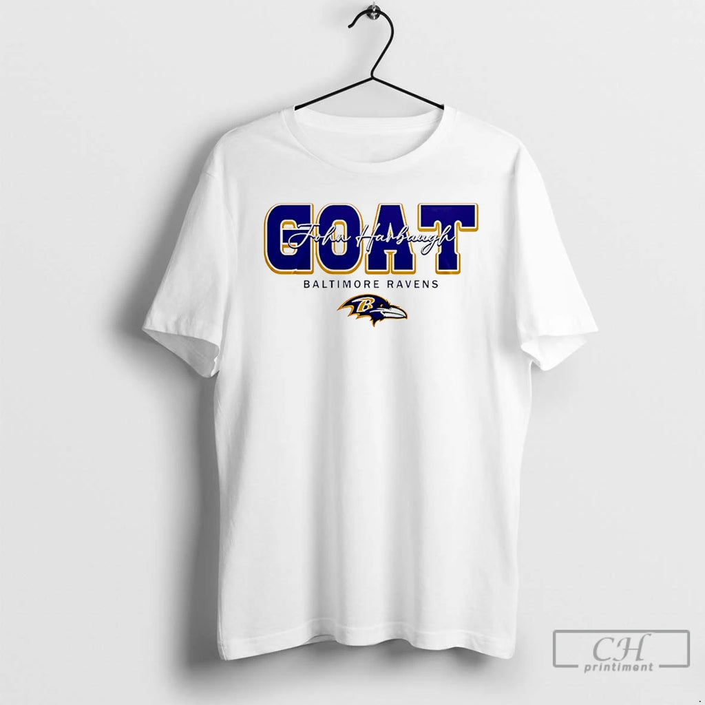 Premium John Harbaugh Goat Baltimore Ravens Logo