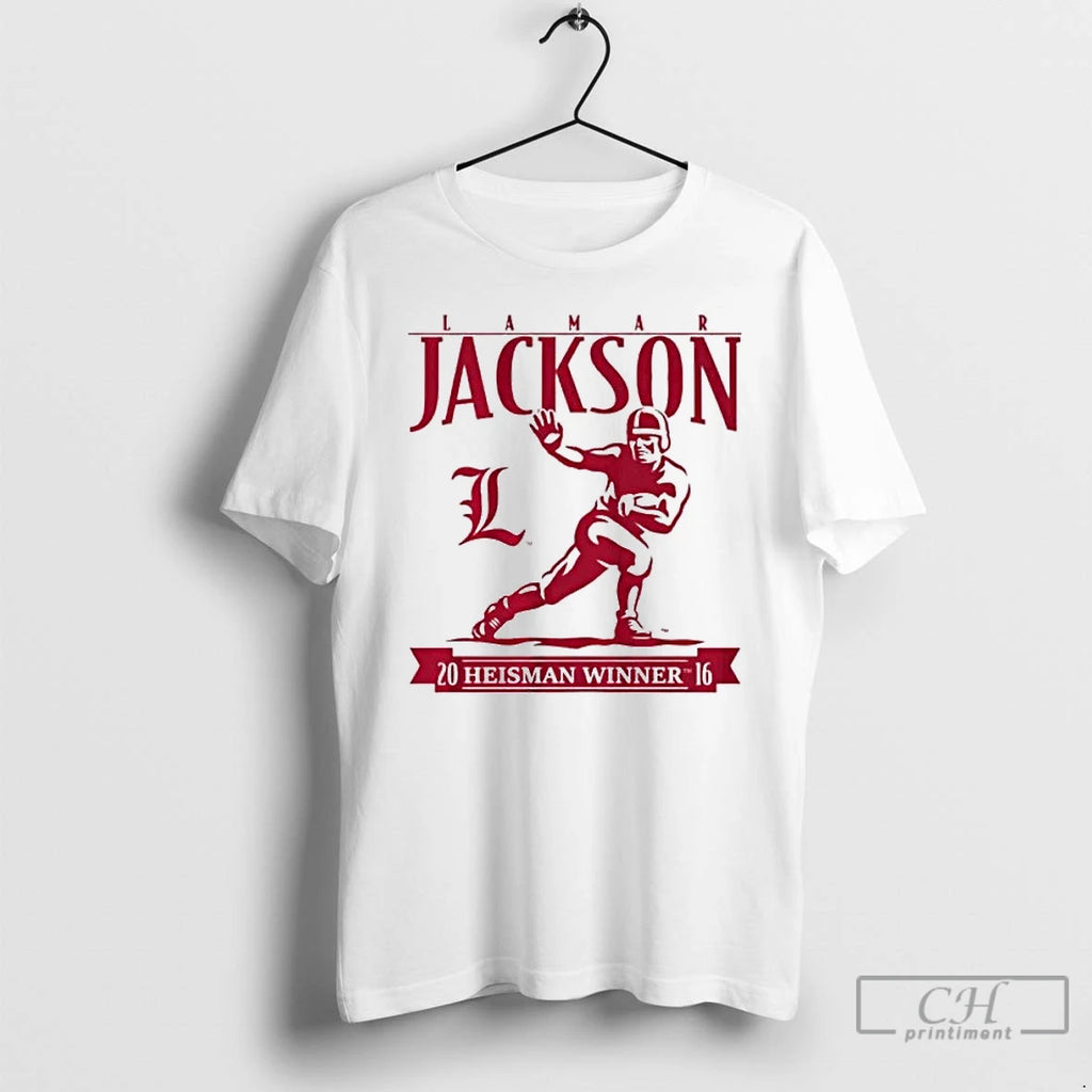 Premium Lamar Jackson Heisman Trophy Winner Louisville Football