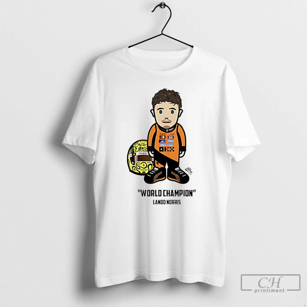 Premium Lando Norris World Champion Lando Moment Cartoon