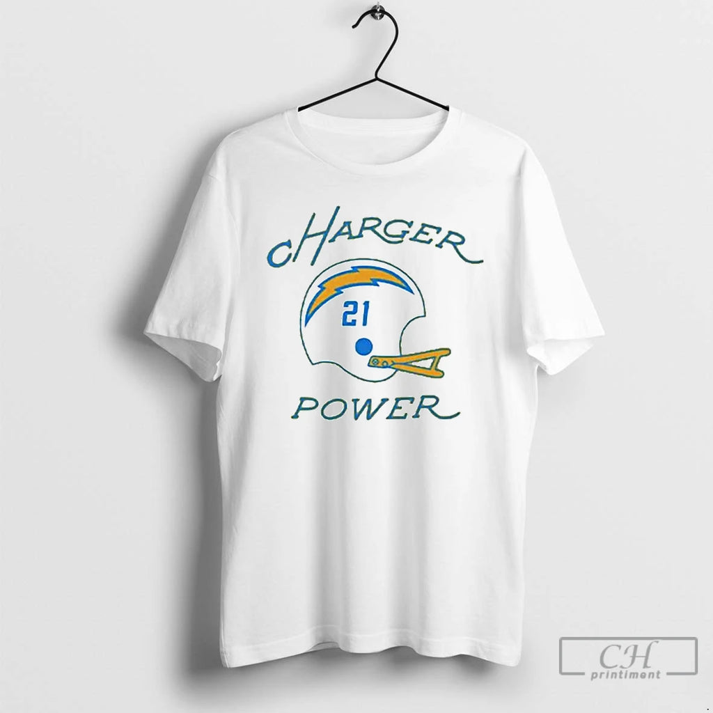 Premium Los Angeles Chargers Charger Power Ornaments T Shirts