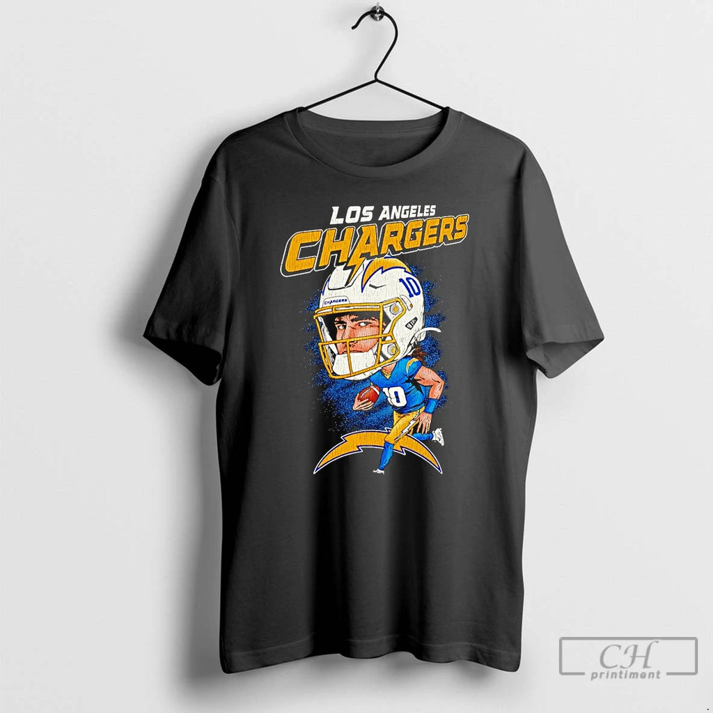 Premium Los Angeles Chargers Justin Herbert Caricature