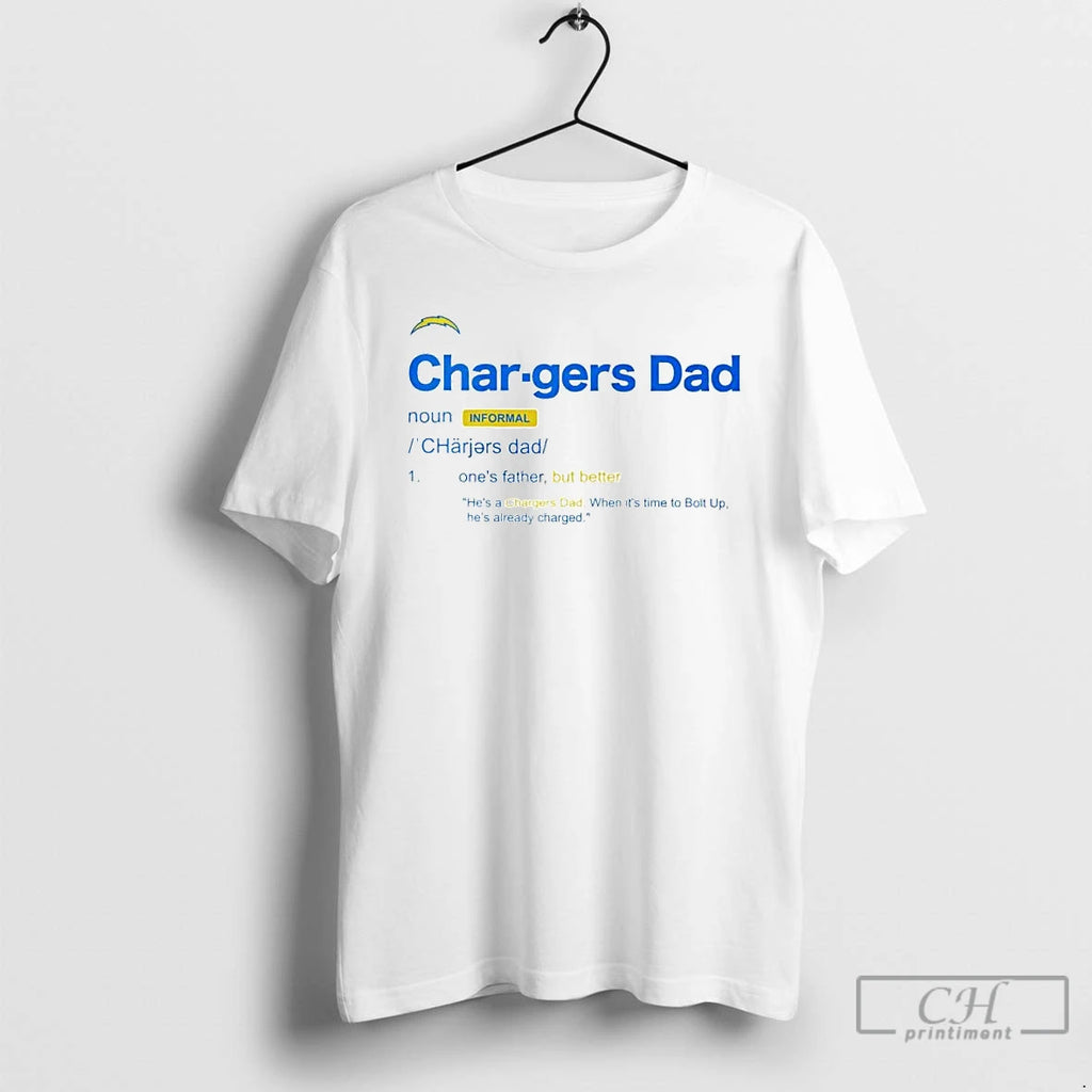 Premium Los Angeles Chargers Dad Definition Ornaments T Shirts