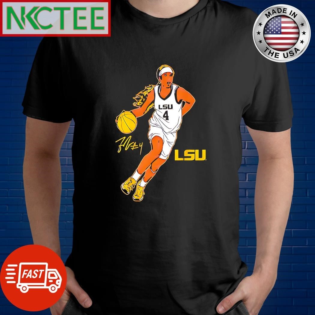 Premium Lsu Basketball Flau’jae Johnson Superstar Pose signature bounce ball run shirt Unisex , , , Long Sleeve Tee