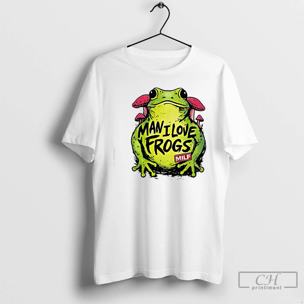Premium Man I Love Frogs Cute Kawaii Frog