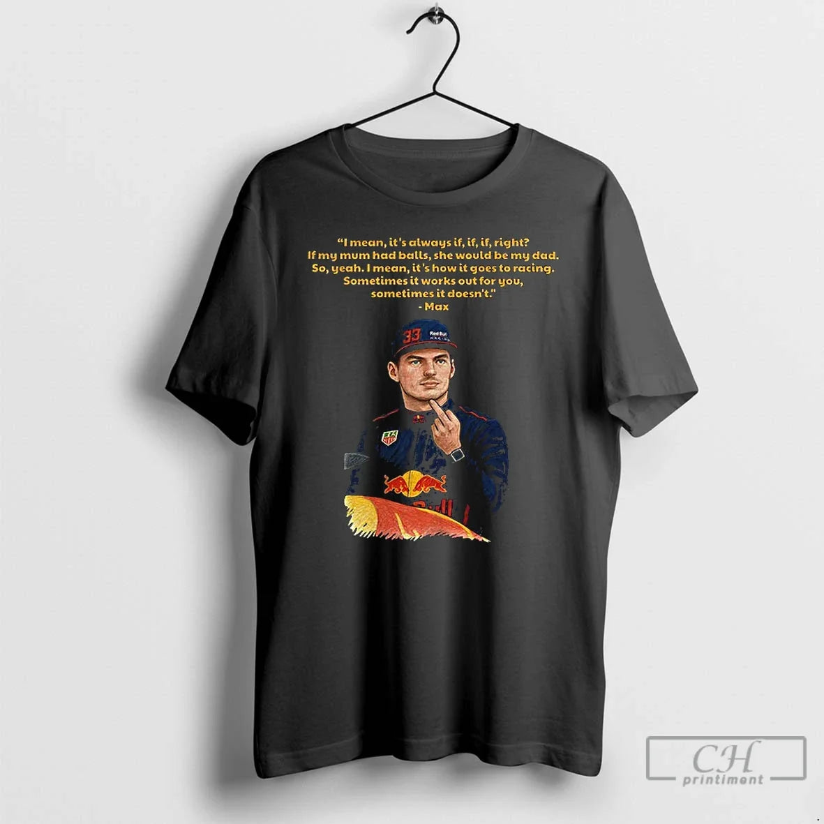 Max Verstappen Middle Finger I Mean Always If If If Right If My
