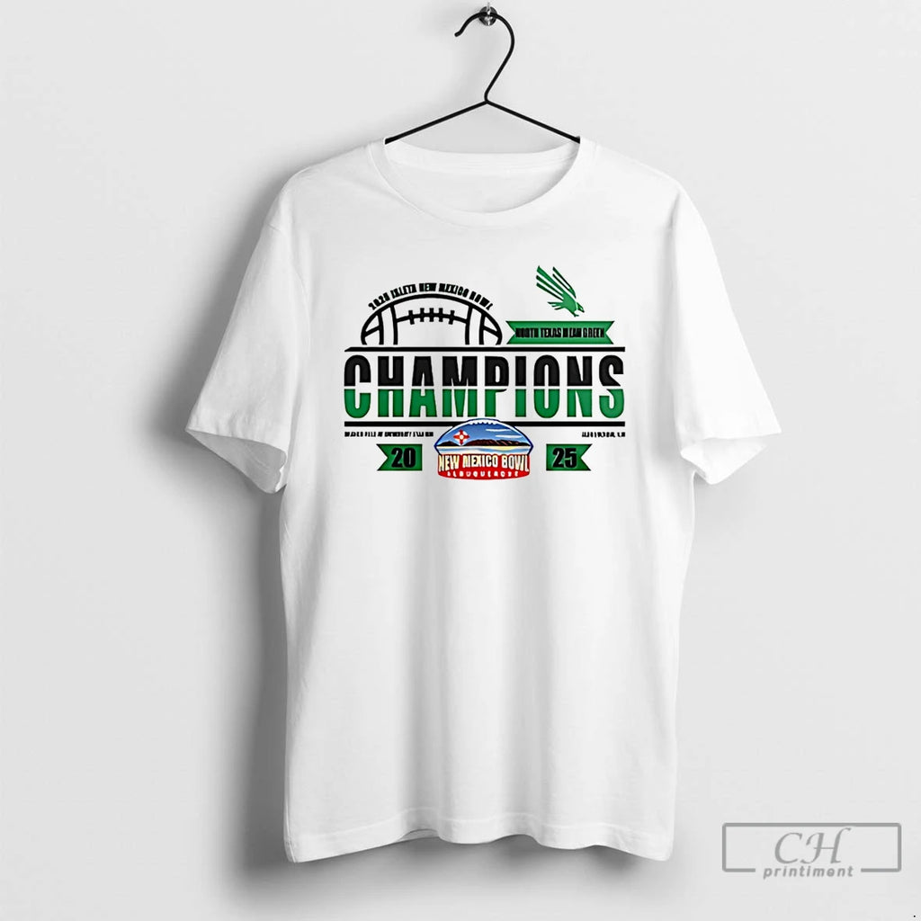 Premium Mean Green Football 2025 Isleta New Mexico Bowl Champions
