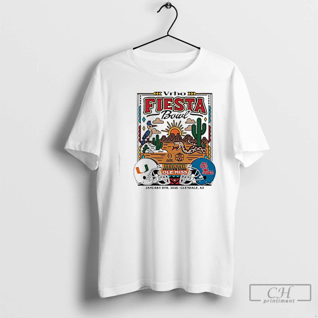 Premium Miami Vs Ole 2026 Vrbo Fiesta Bowl Matchup Desert Dudes
