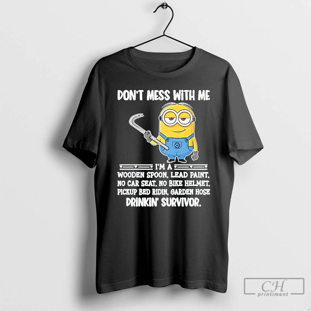 Premium Minions Dont Mess With Me Im A Wooden Spoon Lead Paint T Shirts Sweater