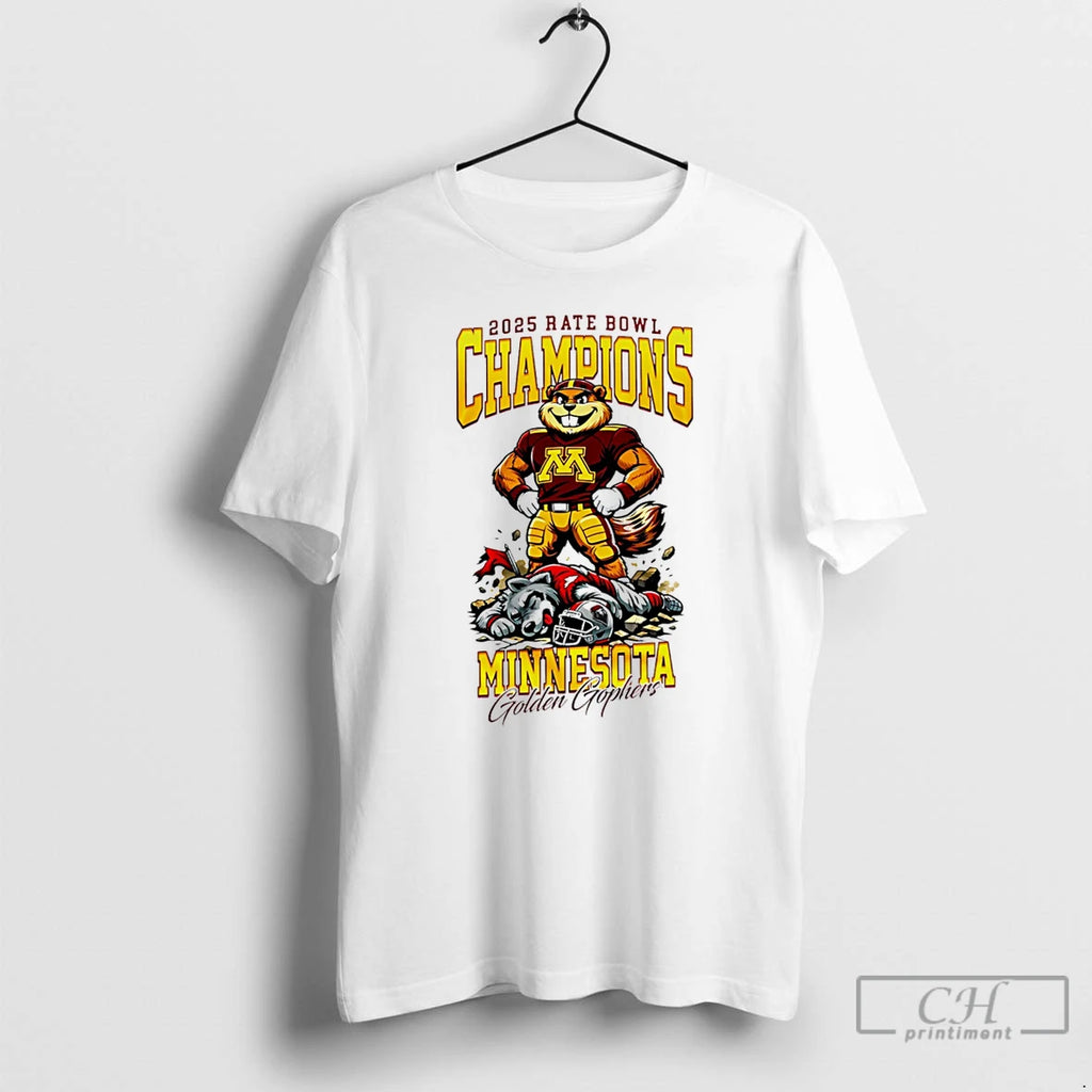 Premium Minnesota Golden Gophers Ncaa Rate Bowl Champions 2025 Mascot