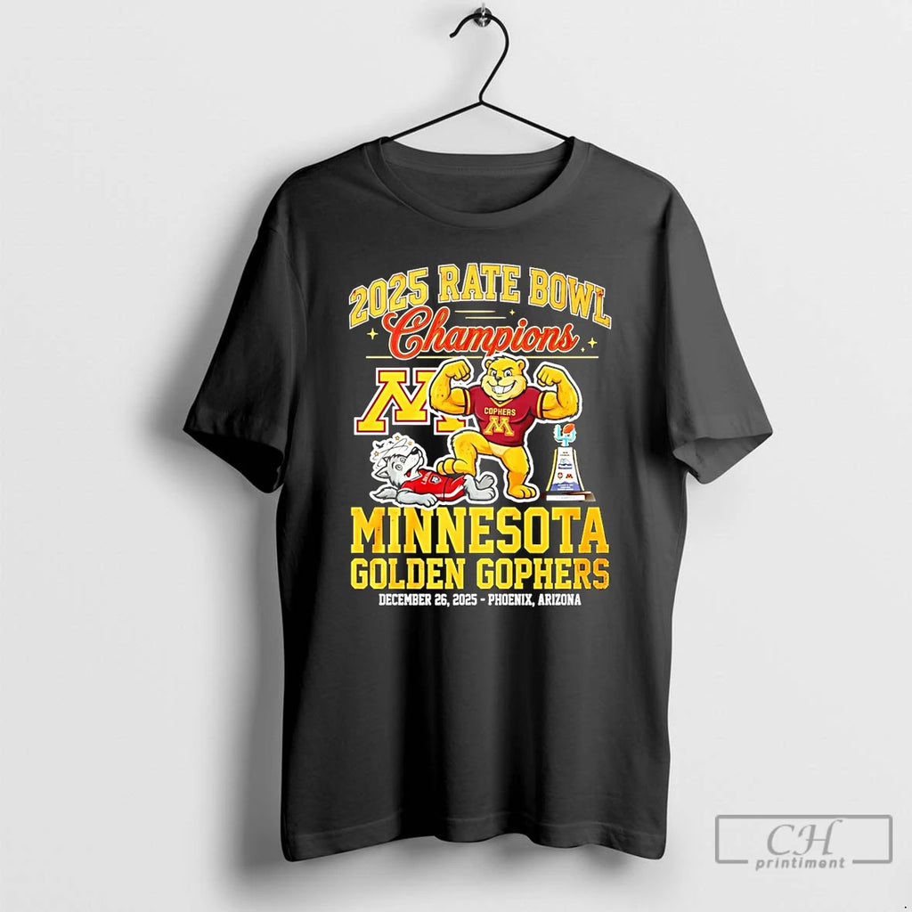 Premium Minnesota Golden Gophers Rate Bowl Champions 2025 Mascot