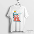 Minnesota Nice Fuck Ice State Outline Retro Typography