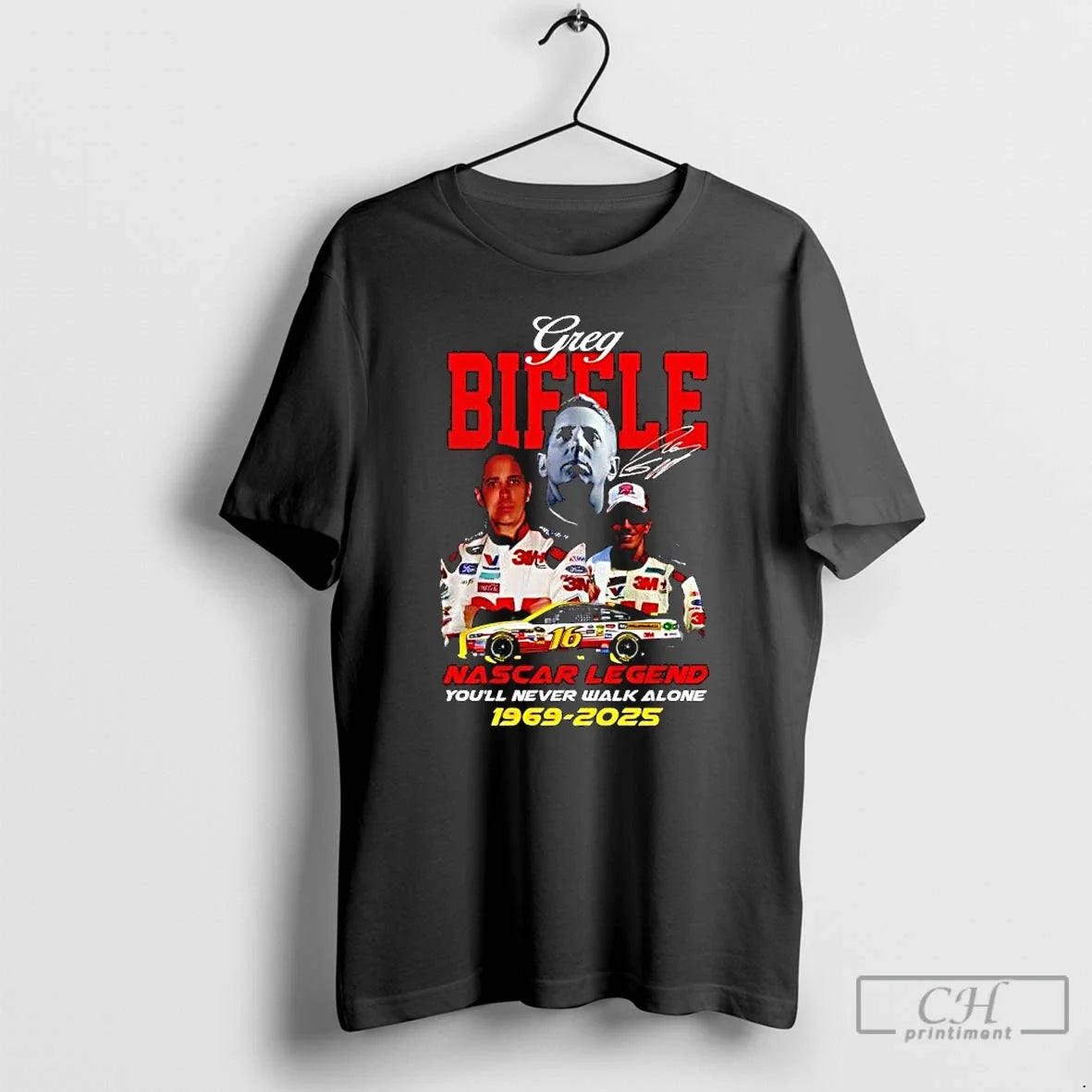 Nascar Legend Greg Biffle Youll Never Walk Alone 1969 2025 Signature
